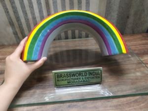 Urna de aluminio para mascotas, suministros de iglesia de gran tamaño, arcoíris - Product Image 3