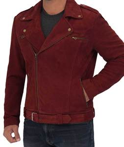 Chaqueta de Cuero para Hombre, Estilo Vintage, Ligera, Diseño Personalizado, Talla Grande, Chaqueta Varsity con Cierre, por Standard International - Product Image 3