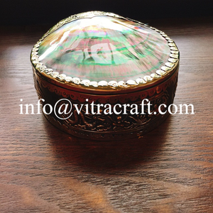 MEILLEUR ARGENT Incrusté de Nacre, Noir de Luxe Perle Bijoux Boîte - Product Image 2