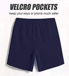 Pantalones Cortos Casuales de Algodón para Hombre, Verano 2021, Transpirables, de Secado Rápido, Diseño Sólido Lavado, Cierre con Cordón Ajustable - Product Image 2