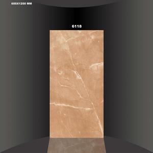 Azulejos de Porcelana Cerámica Blanco Brillante para Piso, 60x120cm - Product Image 2