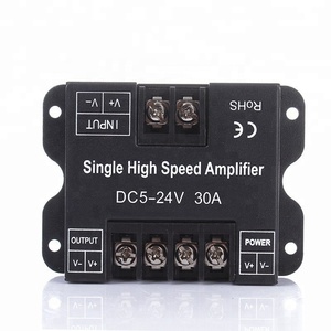 DC5V <span class=keywords><strong>12V</strong></span> 24V 30A <span class=keywords><strong>LED</strong></span> de un solo Color amplificador datos repetidor de señal de 1CH 1 canal Dimmer amplificador de potencia para blanco <span class=keywords><strong>LED</strong></span> luces de tira - Product Image 4