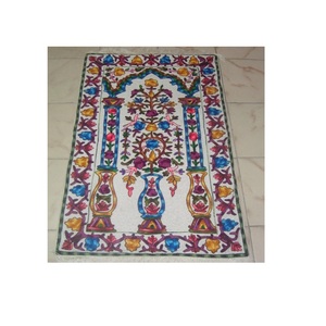 Alfombra de oración musulmana de lana - Product Image 4