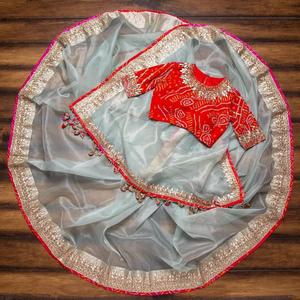 Vêtements de fête mariage pour femmes, nouveaux habits, mariage avec chemisier, vente en gros, bas prix et broderie lourde, - Product Image 2