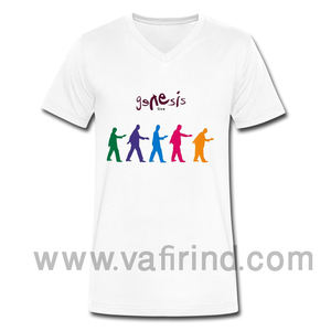 Camiseta personalizada de algodón con cuello redondo para fitness, patrón sólido con método de serigrafía, camiseta lisa con logotipo - Product Image 4