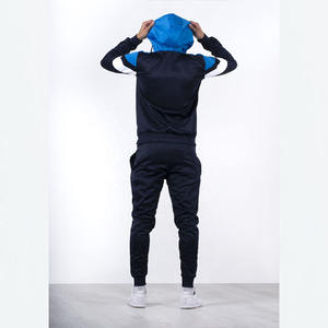 Conjunto de chándal de 2 piezas, sudadera con capucha y pantalón largo con cremallera completa, ropa para correr - Product Image 4