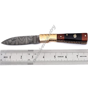 Elegant Style Custom Hand Made Damascus Blade Folding <b>Knife</b> (Smk1462) - Product Image 5