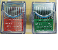 Aiguille TNC # DBX 1 aiguille TNC # DP X 5 fabriquée à Taiwan pour machine à coudre industrielle et domestique, pièces de machine à coudre de vêtements