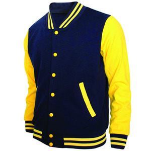 Vestes de Baseball en Toile pour Hommes à Col Debout Réversibles Écologiques de Haute Qualité avec Design Personnalisé - Product Image 1