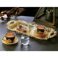 Service de tasses à café en grec, bohème, marocain, lot de tasses, thé, café, arabes, fabriqué en turquie, pour cadeau, 6 pièces