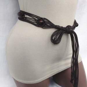 เข็มขัดมาคราเม่สไตล์วินเทจ แฮนด์เมด แฮปปี้เนส - Product Image 1