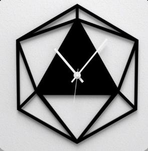 Horloge murale en fer décoratif élégant, de haute qualité, Simple, décoration en fer pour le salon - Product Image 3