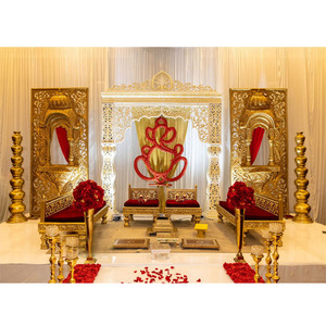 Mandap/Scène de Mariage Bollywood Princesse, Mandap Ouvert de Mariage Bollywood avec Scène, Nouveau Design, Mandap Ouvert de Mariage 2026, Vente USA - Product Image 1