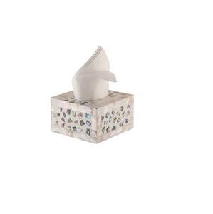 Servilletero de diseño de lujo para madre de perla, caja de pañuelos dorada brillante para restaurante, caja de pañuelos de perlas - Product Image 3