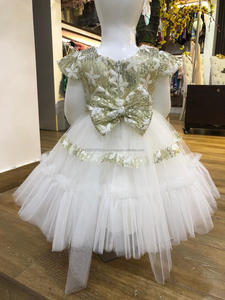 Trang Phục Dự Tiệc Theo Thứ Tự Màu Trắng Lạ Mắt Cho Mùa Hè Bộ Sưu Tập Mùa Hè Mới Của Trang Phục Dự Tiệc Bé Gái Chất Lượng Tốt Nhất Trang Phục Ưa Thích - Product Image 2