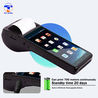 Terminal POS de Mano con Sistema Android de 5.5 Pulgadas para Pagos Móviles e Impresora de Papel Térmico, Precio de Fabricante