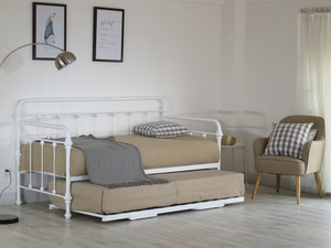Monaco 2026 Foldable Metal <b>Single</b> Day <b>Bed</b> in Modern Classic Design - Product Image 4