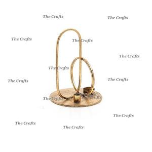 Aluminium <b>Gold</b> Color <b>Candle</b> Holder With Finest Quality <b>Candle</b> Holder For Home Hotel And Restaurant Decor - Product Image 1