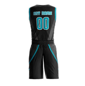 Ensemble de maillots de basket-ball personnalisés de haute qualité, livraison rapide, respirant, antibactérien, 100% polyester, impression numérique, uniforme, taille plus - Product Image 6