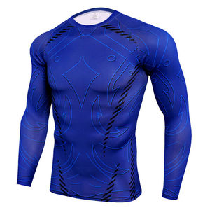 Mens Compression <b>Base</b> <b>Layer</b> <b>Long</b> <b>Sleeve</b> Thermal Gym Sports Skin Fit Compression Shirt Basic Exercise Shirt <b>Long</b> <b>Sleeves</b> - Product Image 2