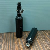Cylindre de gaz HPA en aluminium portable pour paintball 7CI 9CI 13CI avec régulateur de pression de sortie personnalisé