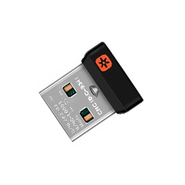 Original 3mm for Unifying USB Receiver for Wireless Mouse and Keyboard Connect up to Six Devices Black 1 Year Warranty