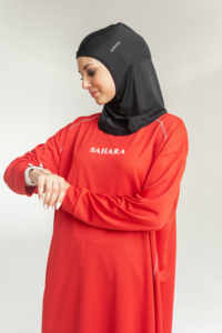 เสื้อแบรนด์แฟชั่นพร้อมระบบหายใจขนาดเล็กสำหรับกีฬาที่ใช้งานแฟชั่นสไตล์อิสลามเจียมเนื้อเจียมตัว - Product Image 3