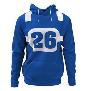 Vente en gros 2024 sweat à capuche unisexe sur mesure Streetwear 3D transfert de chaleur motif imprimé couleur unie tricoté polaire écologique - Product Image 2