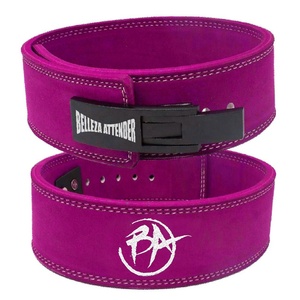 Cuir véritable Ceinture DE Levage De Poids LEVER/Ceintures de Levage de Puissance Levier Boucle Ceintures/Sublimation ceinture de Soutien Dorsale - Product Image 1