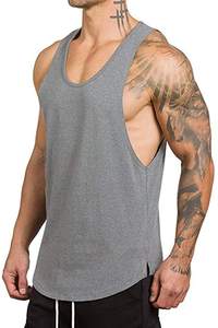 Camiseta sin mangas de camuflaje para hombre, camiseta transpirable de alta calidad para gimnasio y fitness, con Logo - Product Image 5