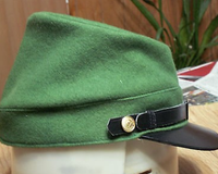 Gorra Kepi Verde de Lana 100% de Alta Calidad, Ajustable, con Bordado a Mano, para Exteriores, Estilo Green Berdans Sharpshooter, Unisex, Venta al Por Mayor