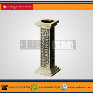 Portavelas de luz de té con incrustaciones de hueso para decoración del hogar para bodas, cumpleaños y ocasiones especiales, acento del Día de San Valentín - Product Image 2