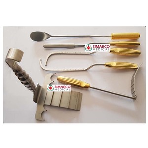 ชุดผ่าตัดและผ่าตัดบริเวณหน้าท้องด้วยไฟฟ้าเครื่องมือผ่าตัดทำจากเหล็กพื้นฐานของอุปกรณ์ผ่าตัด - Product Image 1