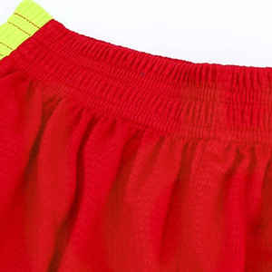 Ensemble de maillot de basket rouge à blocs de couleur, col en V, sans manches, anti-humidité, unisexe, pour adulte, tenue de sport - Product Image 6
