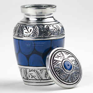 โกศทองเหลืองและโลหะสำหรับงานศพขนาดเล็กทำจากหินอ่อนทองแดงโกศสำหรับมนุษย์และสัตว์เลี้ยงสำหรับตกแต่งที่ระลึก - Product Image 5