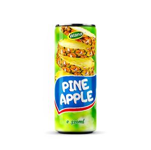 Ananas naturel, mangue, orange, en boîte de 320ml, boissons gazeuses, jus de fruits et légumes certifié halal avec eau, purée de sucre - Product Image 1