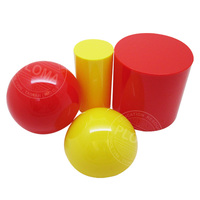 Ensemble de polygones géométriques creux 3D multicolores en plastique PLOMA pour enfants de 5 ans et plus, unisexe, autres jouets éducatifs (10 cm)