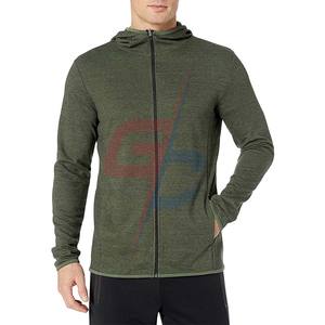 ผู้จัดจำหน่ายเสื้อฮู้ดมีซิปเต็มสำหรับผู้ชายโลโก้ตามสั่ง - Product Image 1