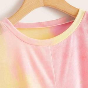 Top corto con tinte anudado para mujer, nuevo diseño personalizado, el mejor precio, superventas - Product Image 4