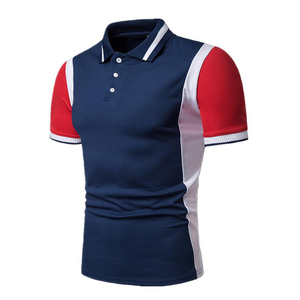 Polo Deportivo para Hombre, Talla Grande, Secado Rápido, 100% Algodón, Color Sólido, Verano, Bordado, Tejido, Logotipo Personalizado - Product Image 1