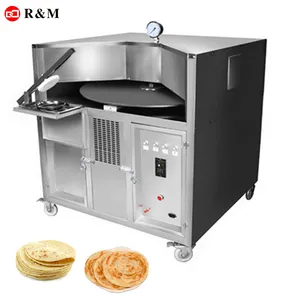 Volautomatische Deeg Drukken Roti Making Machine Maker Big Size Rvs Indian Elektrische Chapati Oven
