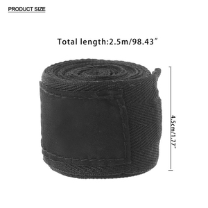 Bandages de boxe Wears World 108" & 180" en coton élastique, protège-poignets pour la boxe, le kickboxing, le Muay Thai, le MMA - Product Image 5