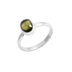 Colección de moda anillo de piedras preciosas multiturmalina natural Anillo de Plata de Ley 925 Anillo de moda Chapado en plata para boda. - Product Image 2