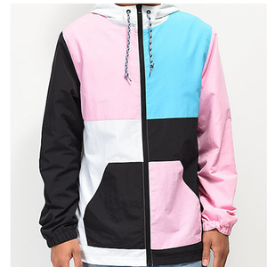 Chaquetas cortavientos de fútbol personalizadas para hombre al por mayor poliéster estampado por sublimación con características antibacterianas de talla grande - Product Image 1