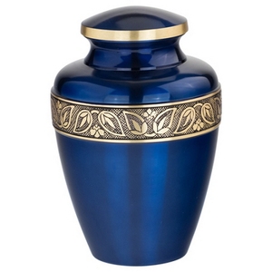 Urna de cremación de Metal para adultos, urna funeraria de cremación de Metal de alta calidad para cenizas humanos de adultos, acentos de Axiom para el hogar - Product Image 5