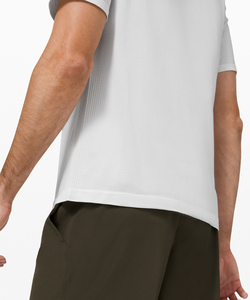 เสื้อยืดคอตตอนโอเวอร์ไซส์ทรงคอกลม แขนเสื้อแบบดรอปโชว์เดอร์ สั่งทำได้ตามต้องการ เสื้อยืดสีดำสำหรับผู้ชาย - Product Image 5