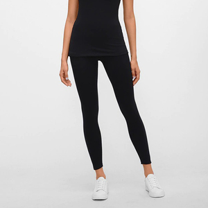 Pantalones de Yoga transpirables de cintura media sin costuras para mujer, push-up de compresión para gimnasio, Fitness, deporte informal, entrenamiento para correr, venta al por mayor - Product Image 5