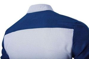 Camisas de vestir de negocios formales de algodón 100% de manga larga blancas sólidas antiarrugas para hombres de calidad, ropa de uniforme de oficina - Product Image 4