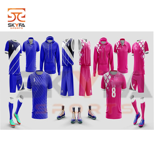 SKYFA SPORTS Ensemble de tenues de football personnalisées avec logo et couleurs sur mesure, inspection qualité à 100 %, unisexe adultes, vente flash - Product Image 3