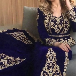 Beautiful Floor-Length <b>Kaftan</b> with Long Trail & Heavy Zardozi Embroidery for Brides - Product Image 1